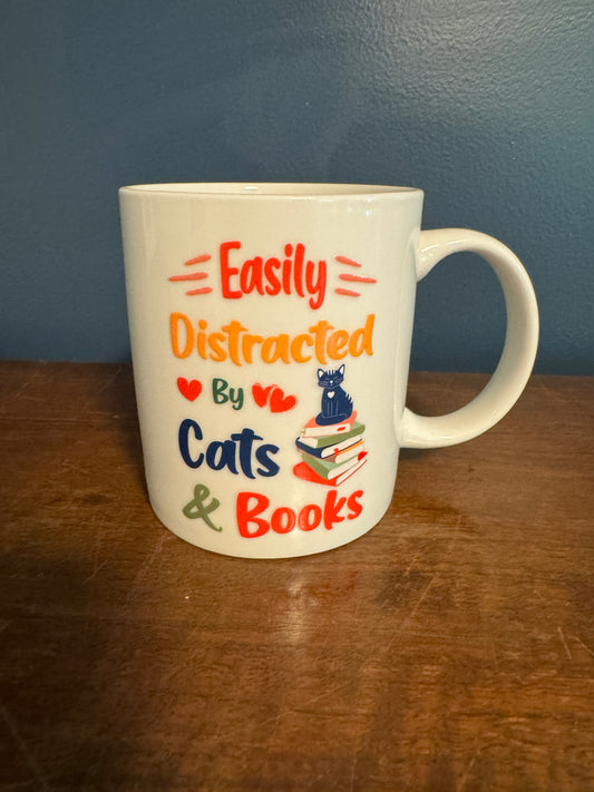 Cats & Books Mug